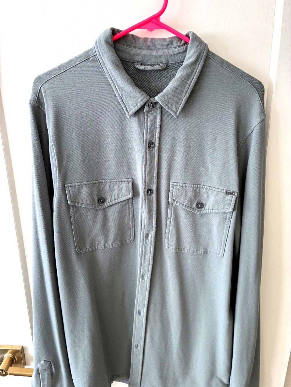 Vuori Studio Shirt Sage Green Size Medium